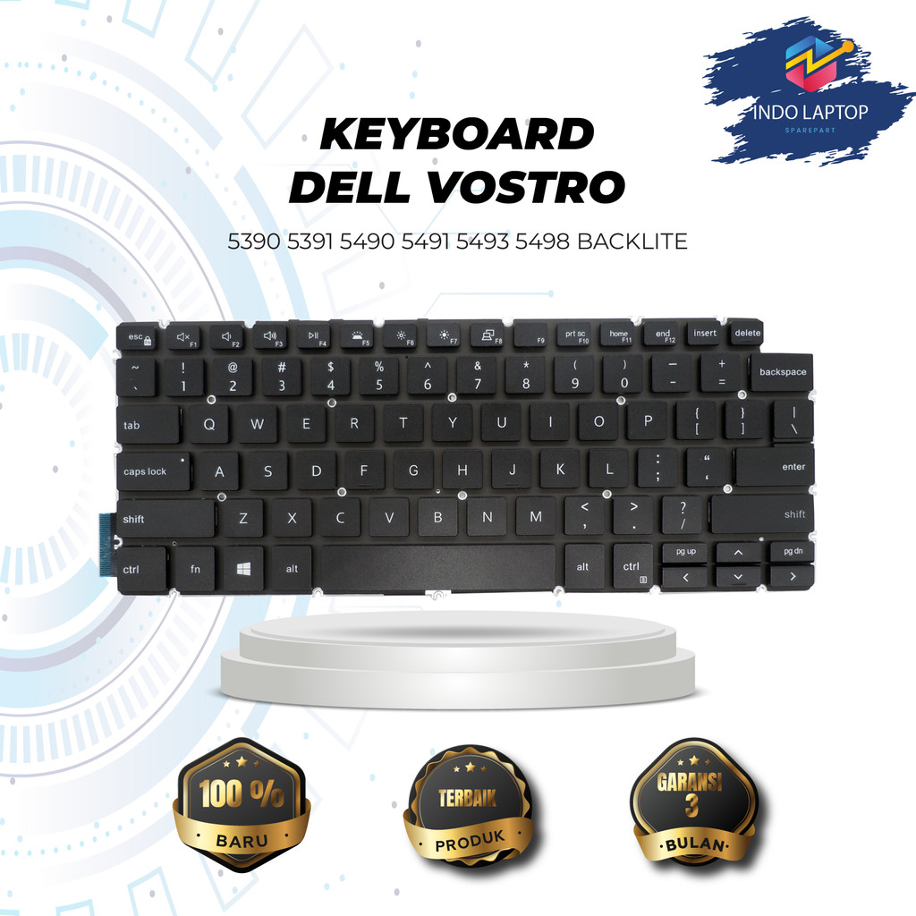 Keyboard Dell Vostro 5390 5391 5490 5491 5493 5498 Backlite
