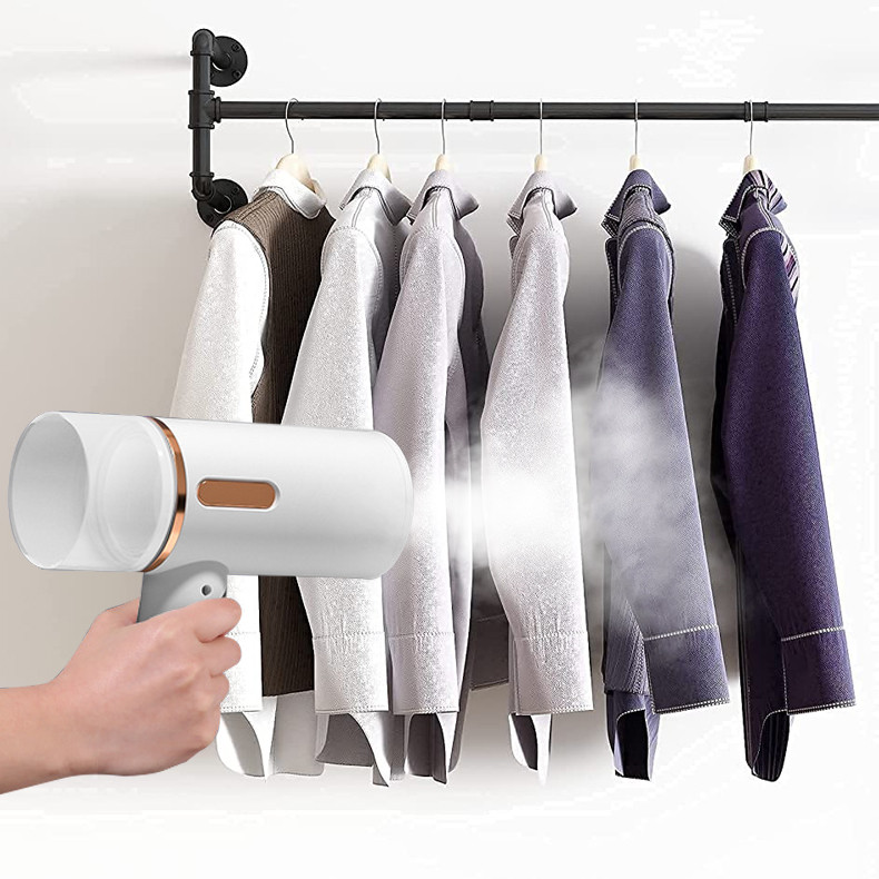 Portable Handheld Clothing Garment Iron New White 1600W Steamer Iron Commercial Flat Foldable