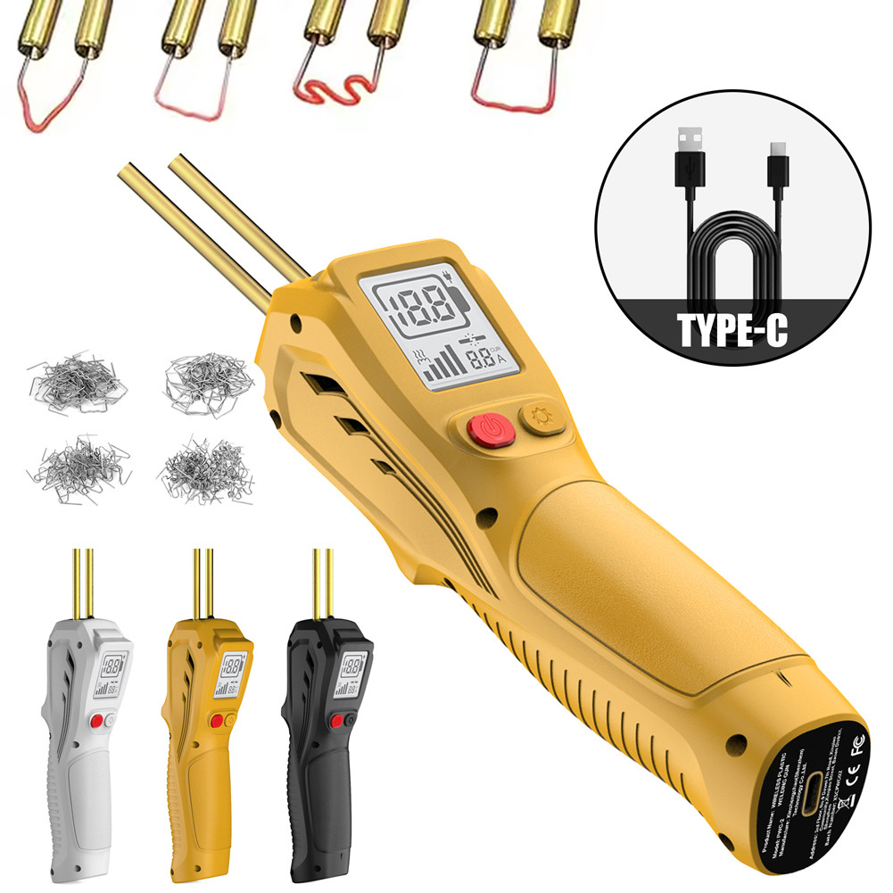 IMPORT Plastic Welding Kit with 200 Hot Staples Plastic Welder Gun Plastic Welding Machine for