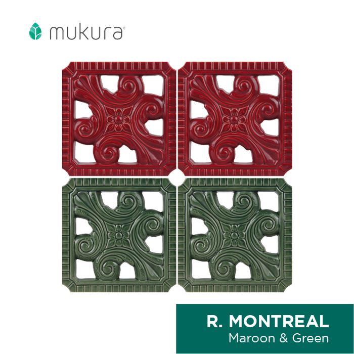 Roster Keramik Mukura / Lubang Angin / Loster Montreal 30x30cm