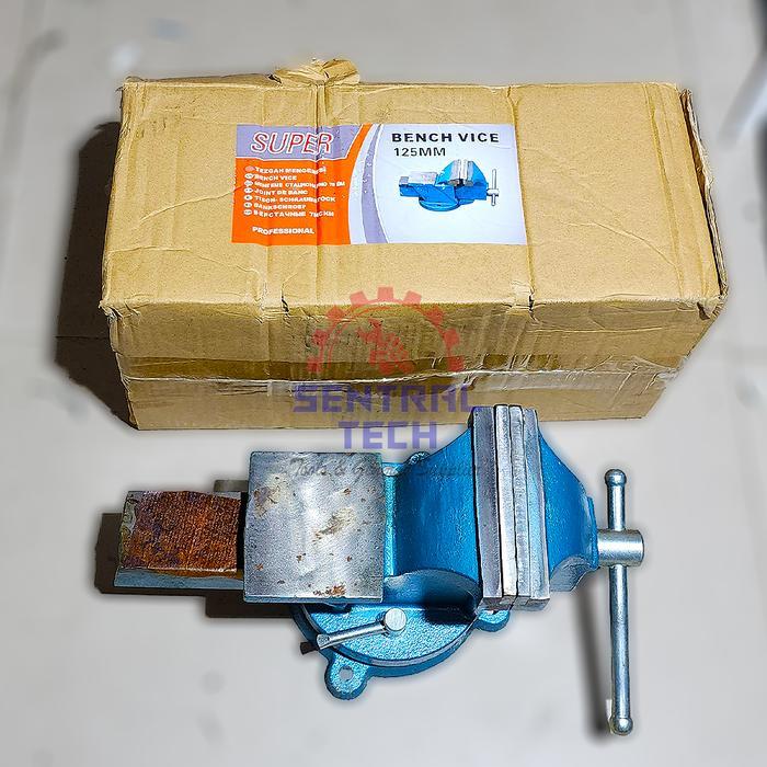Ragum / Catok Besi 5" / Catok Meja / Vice table SUPER 5 inch