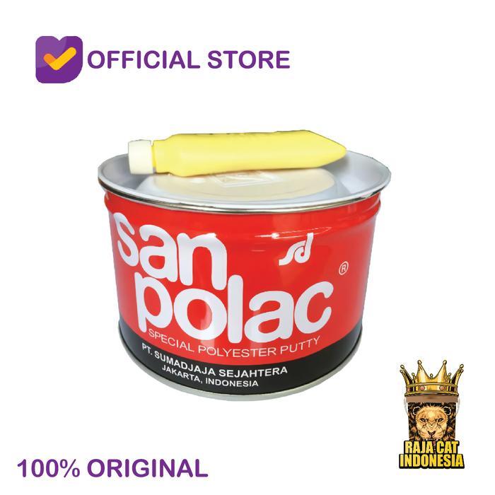 Dempul Sanpolac 4 Kg Galon / Dempul Mobil Dempul Besi + Hardener