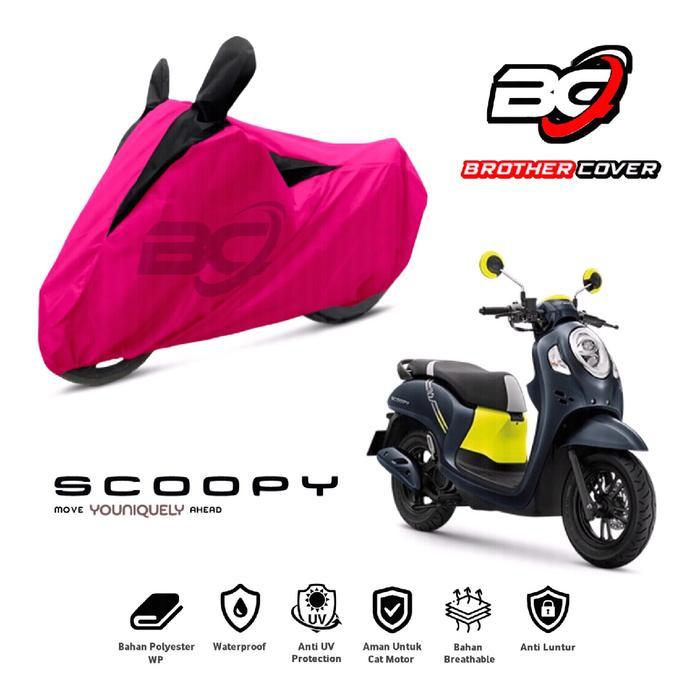 Sarung Motor Scoopy Cover Motor Scoopy Penutup Motor Scoopy Waterproof Penutup & Sarung Sepeda Motor