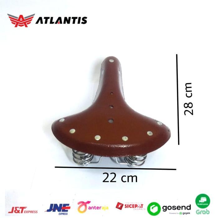 jok sadel sepeda klasik,onthel,jengki,becak bahan kulit 100% original