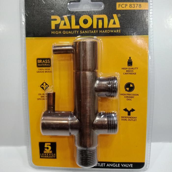 PALOMA 2 STOP KRAN CLOSET KERAN TOILET SHOWER FCP 8378 WARNA ORB/ANTIQ