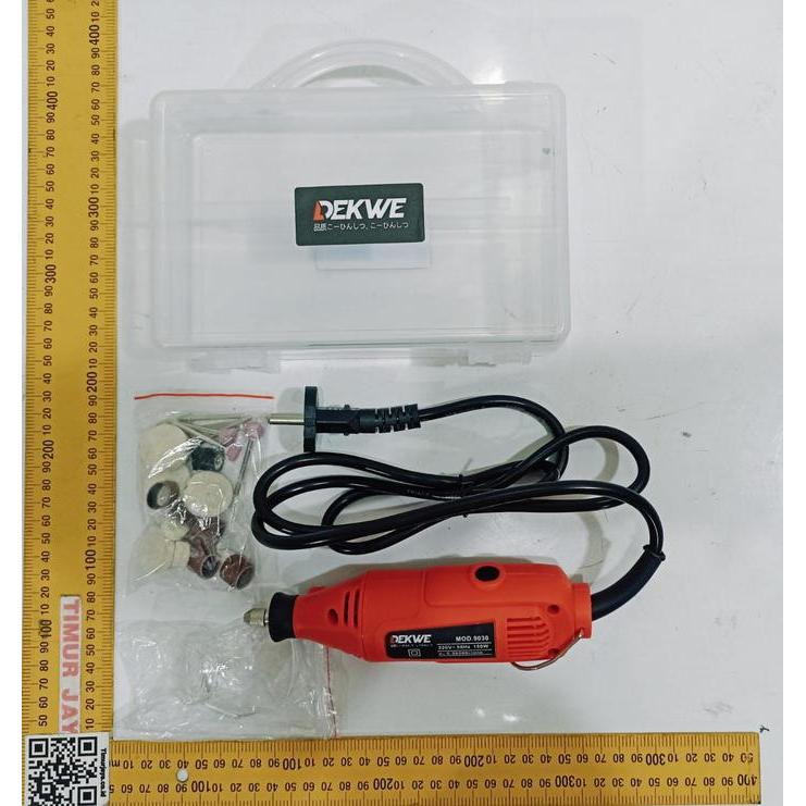 Dekwe Mini Die Grinder Set Listrik Gerinda Bor Tuner Elektrik