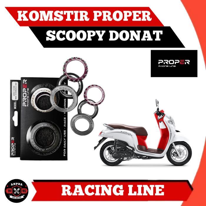 KOMSTIR PROPER RACING HONDA SCOOPY DONAT ORIGINAL PROPER BALL RACE PNP