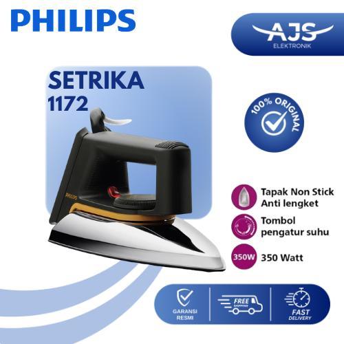 Philips Setrika HD1172 Dry Iron HD1172 Gosokan Philips HD 1172