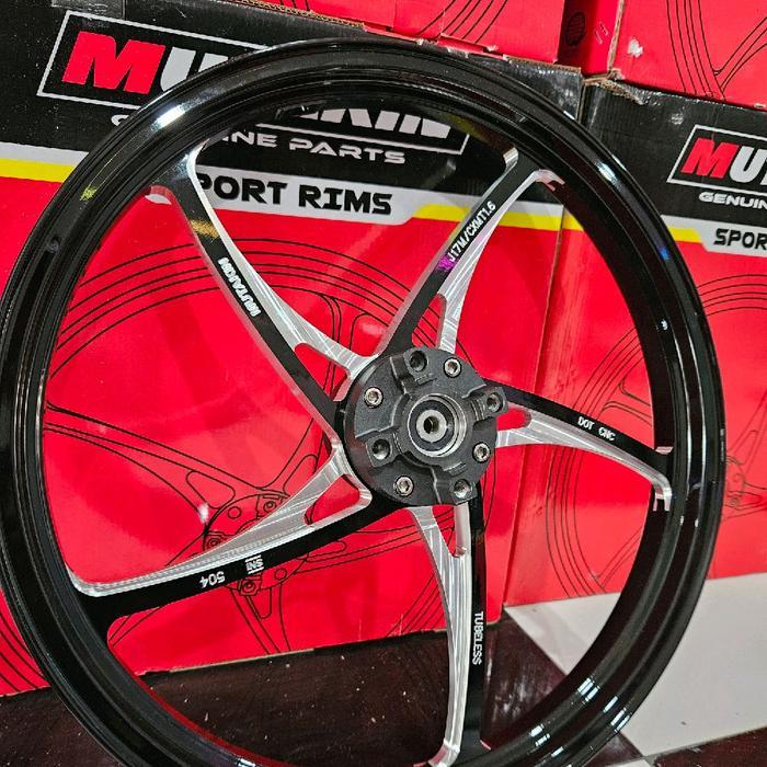 velg MUTAKIN KZR untuk mx king type x5 openhub - hitam
