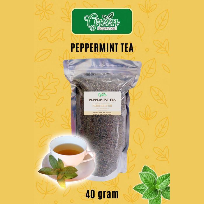 PEPPERMINT TEA 40 GR / TEH DAUN PEPPERMINT 40GR / TEH DAUN MINT / TEH MINT / TEH HERBAL
