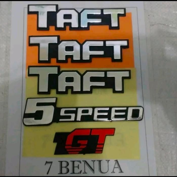 Ready EMBLEM DAIHATSU TAFT GT 5 SPEED