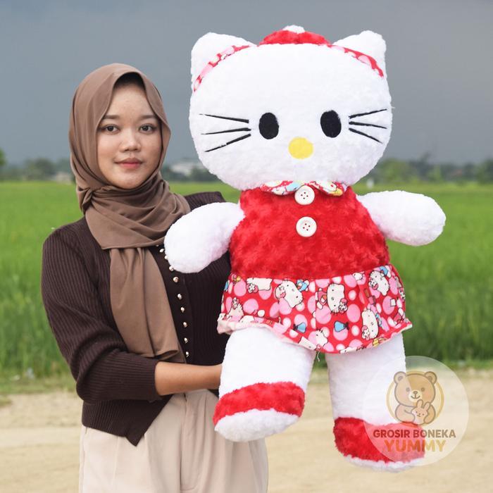 Boneka Hello Kitty Syahrini Jumbo 90 cm , Boneka Hello Kitty Jumbo Syahrini