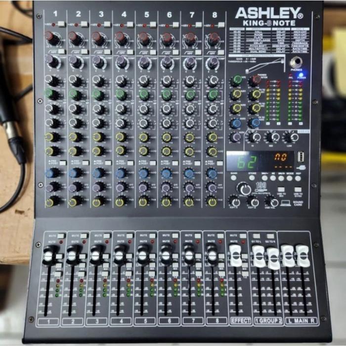 MIXER audio Ashley KING 8 NOTE /KING8 NOTE USB-BLUETOOTH -RECORDING PC NEW