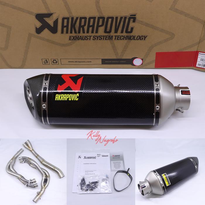 KNALPOT AKRAPOVIC ZX6R ZX636 R CARBON FULLSYSTEM