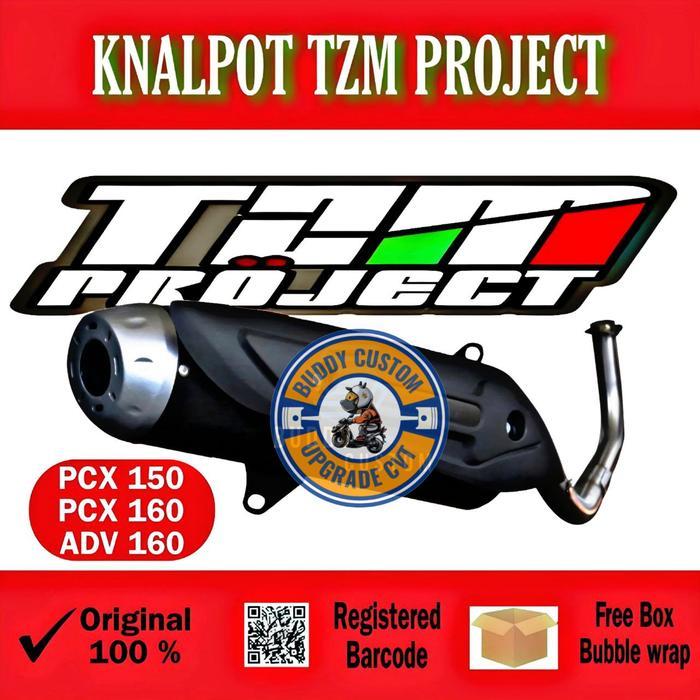 Knalpot TZM Project ADV 150 160 PCX 150 160 Knalpot TZM ADV 150 160 Vario Beat Scoopy Nmax Aerox