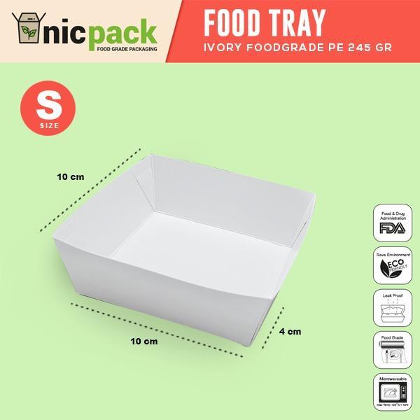 FOOD TRAY SIZE S (FOODGRADE)