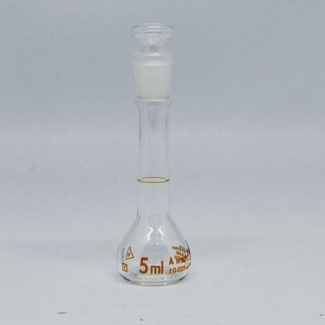 Labu Ukur Tutup Kaca IWAKI 5640 Volumetric Flask Kaca Glass Stopper 1000ml, 500ml, 250ml, 200ml,