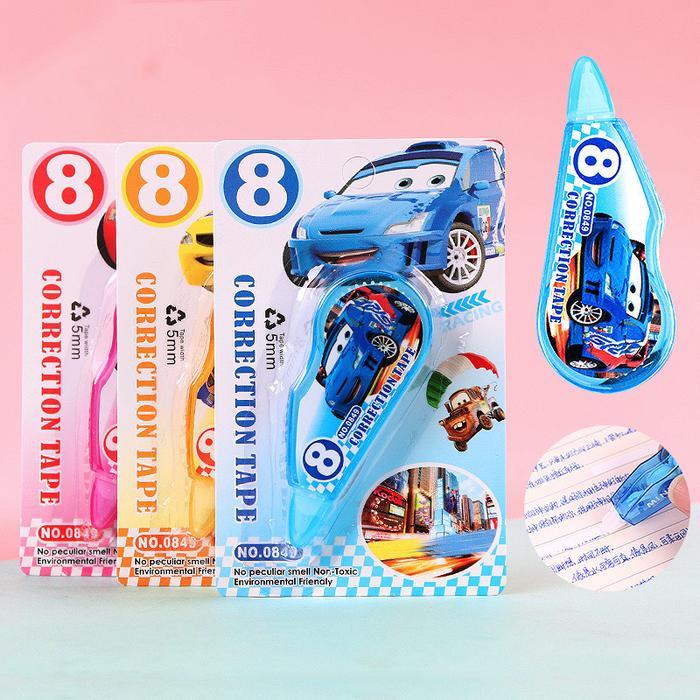 JR - TIP EX ROLL KERTAS MOTIF KARAKTER LUCU / TIP EX KERTAS / TIPEX CORRECTION TAPE / CORRECTION PEN