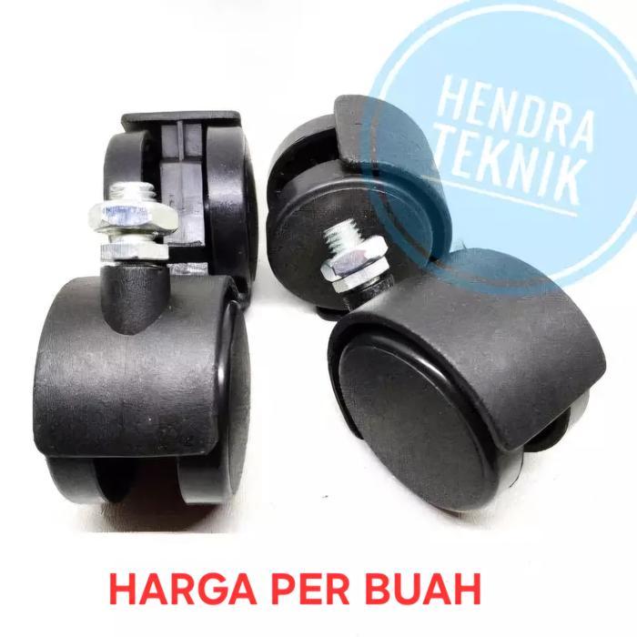 Terlaris - RODA KURSI KANTOR 2" BAUT MUR RODA CASTER BAUT RODA CASTER 50MM RODA KASTOR FURNITURE
