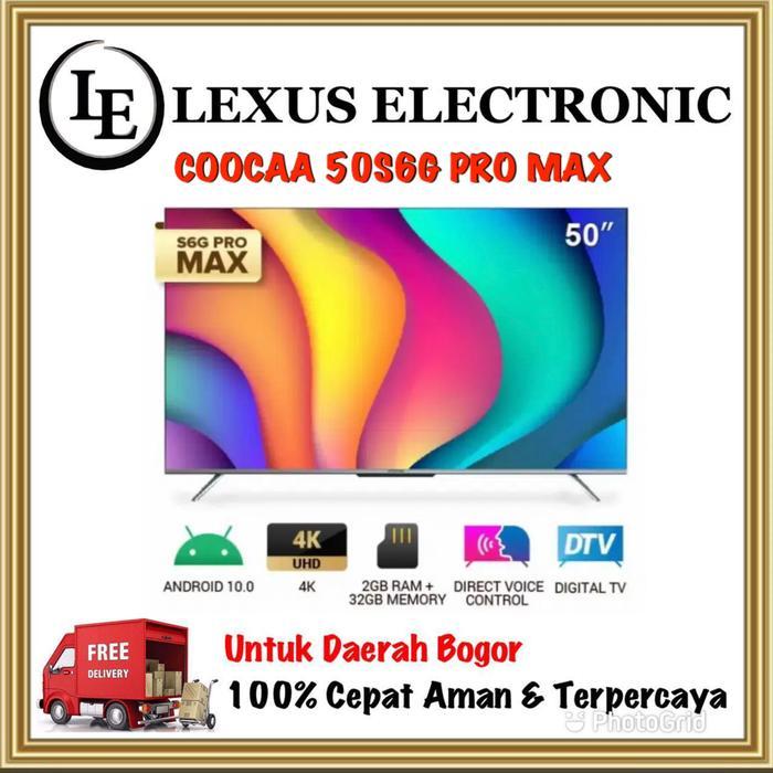 COOCAA ANDROID TV 50 INCH | 50S6G PRO MAX | 50S6G | UHD 4K