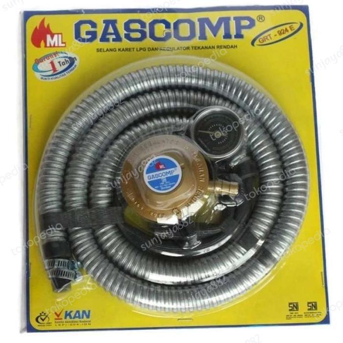 SELANG GAS REGULATOR LPG GASCOMP GRT924E ANTI BOCOR