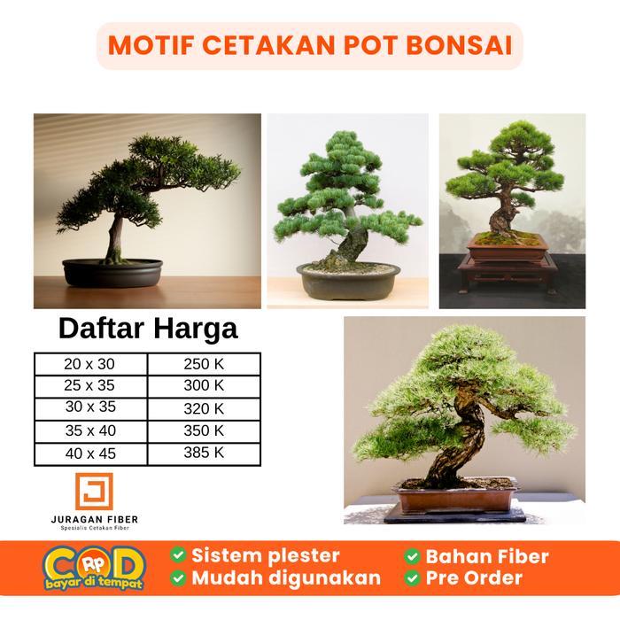 Cetakan Pot Bonsai / Cetakan Fiber / Pot Tanaman / Pot Hias / Pot Bonsai Semen