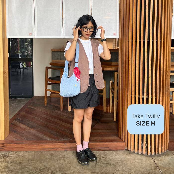 Sartorialele// Tas Selempang Lipat Anti Air Packable Take Twilly Series Euck - Tas Selempang Pria