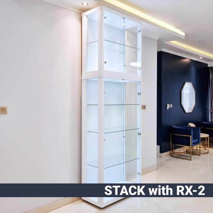 LEMARI FOOD DISPLAY MAKANAN SHOWCASE ETALASE KECIL MINI JUALAN LAMPU