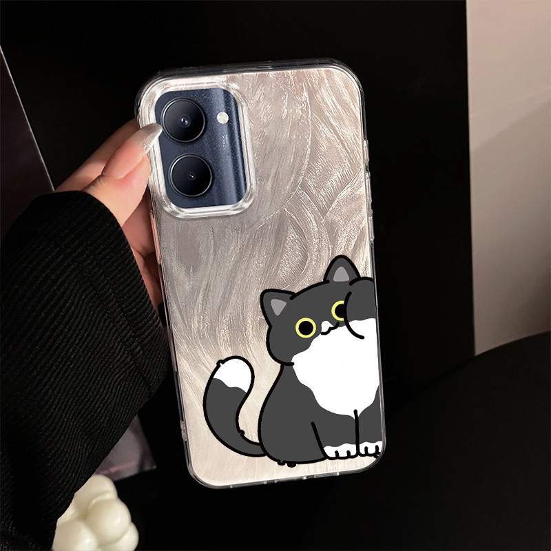 Casing Hp Untuk Realme C33 Case Casing HP Softcase ponsel silikon tahan jatuh transparan camlet Kasi
