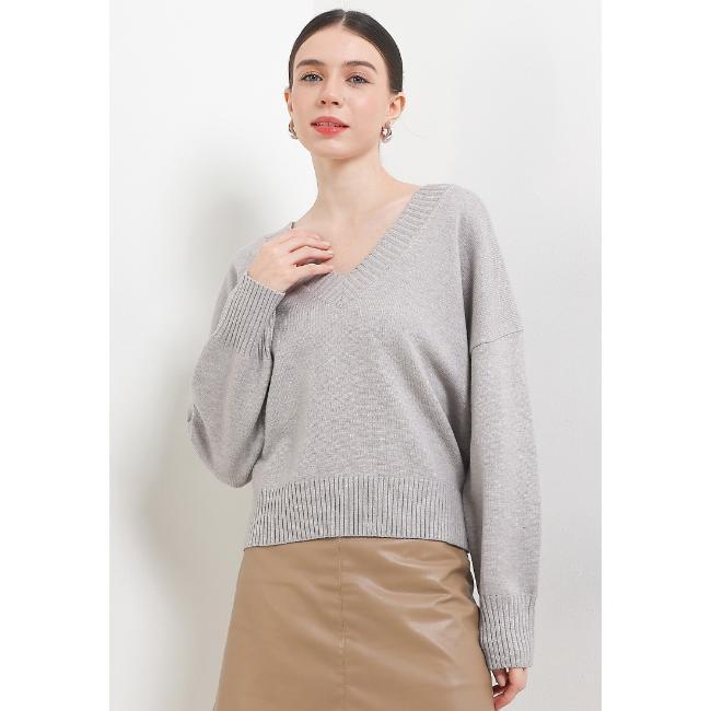 Hush Puppies Sweater Wanita Farina Grey