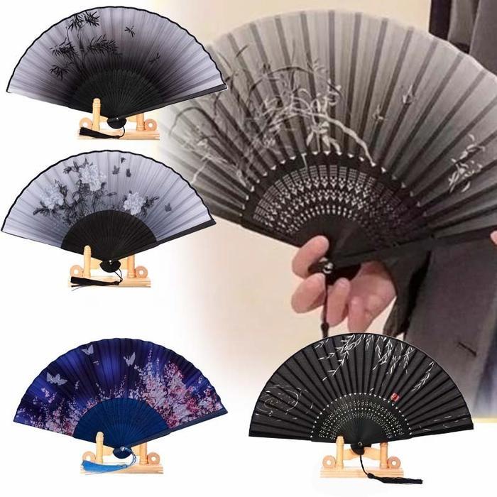 Promo Kipas Lipat China Besar Kipas Lipat Tangan Jepang Buah Kipas Lipat Merchandise Kipas