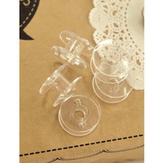 Bobbin kosong / clear bobbin transparent / spull plastik /spull benang