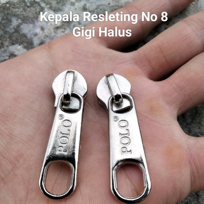 Kepala Resleting No 8 Kepala Zipper No 8 Polo Kepala Resleting Tas Koper Kepala Resleting