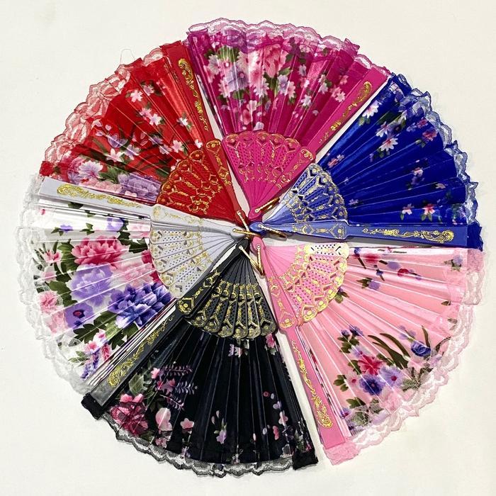 Kipas Premium untuk Tari Pesta dan Souvenir model China Jepang Sangjit Tiongkok