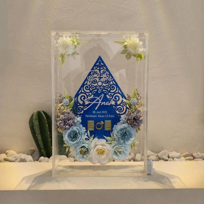 Mahar Pernikahan Gunungan Wayang Akrilik