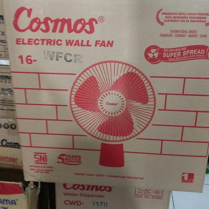 PROMO Kipas Angin Dinding Cosmos Remote Control 16WFCR
