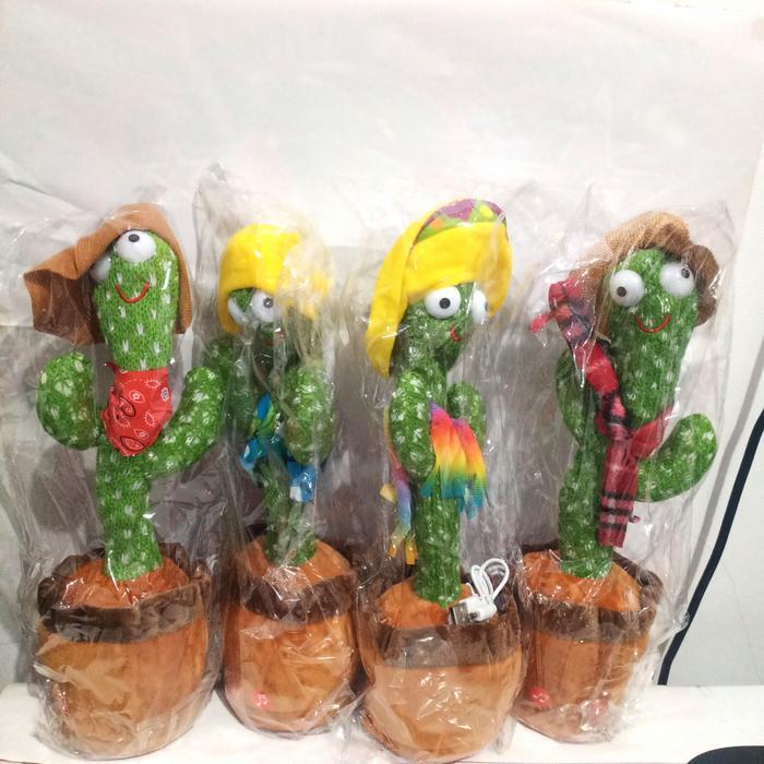 Boneka kaktus goyang / dancing cactus / dancing kaktus