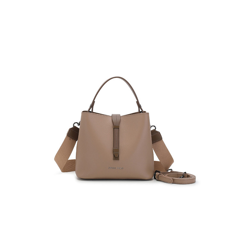 Swiss Polo Women's Top Handle Bag / Sling Bag / Crossbody Bag (Tas Selempang / Tas Tangan) - Cokelat