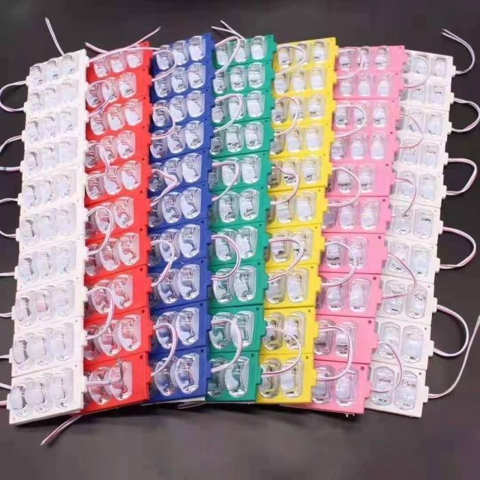 Sale (50 Pcs) Led Modul 3 Mata 7338 Alis Roda 12V Module 12 Volt Smd 2835