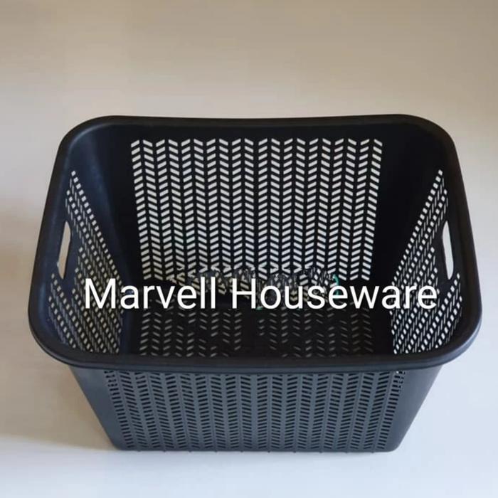 Keranjang Baju Plastik/Pakaian Laundry Plastik Besar Tinggi MurahKuat