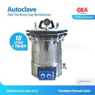 Ready GEA YX-18 LDJ Autoclave 18 Liter Plus Timer - Alat Sterilisasi Basah