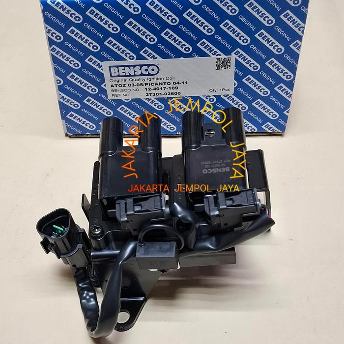 IGNITION COIL ATOZ 2003-2005 PICANTO 2004-2011 KOIL PENGAPIAN ATOZ PICANTO 27301-02600