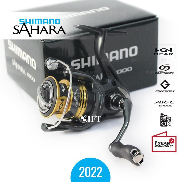 Ready Reel Shimano SAHARA [2022] Power Handle 500 UL 1000 2500 3000 4000 5000 Freshwater Saltwater
