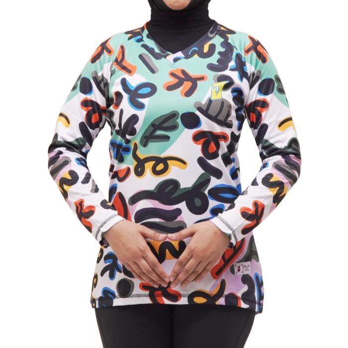 Jersey Sepeda Jersey Gowes Wanita Slimfit Pantalla