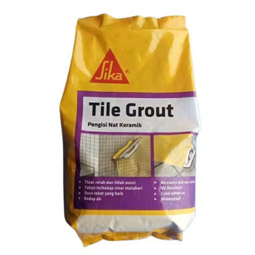 "New" Sika Tile Grout Pengisi Nat Keramik 1 kg Semen Pengisi Nat Granit Keramik Ubin Tegel Grey