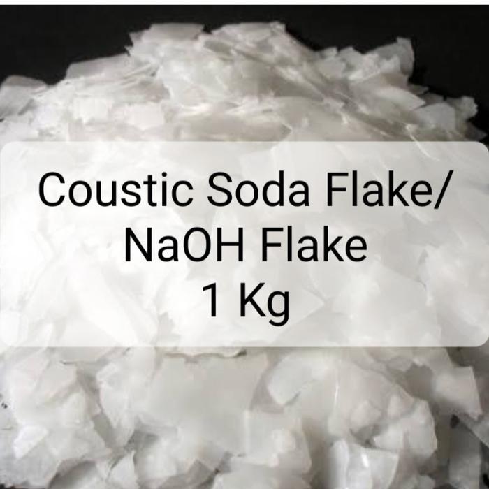 kupatku99 NaOH Flake atau Coustic Soda Flake 1 kg