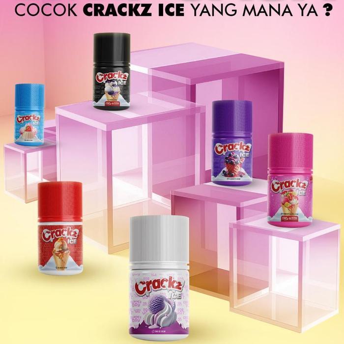 BV CRACKZ ICE SERIES 60ML FREEBASE BY TETRA x VON