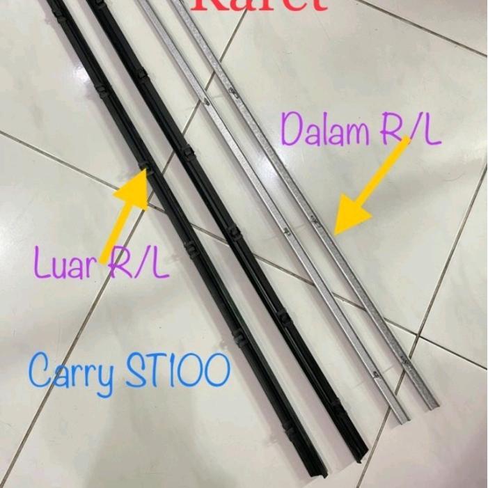 Karet Pelipit Kaca Pintu untuk mobil Susuki Carry Bagian Luar dan Dalam