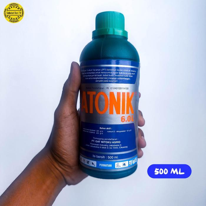 lumercok99 Atonik 6.0 L Kemasan 500 ml untuk Tanaman Hias & Anggrek Dosis 0.5-1 ml per Liter Cocok