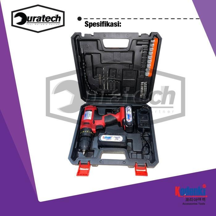 Benz Werkz Bor Baterai Cordless Lmpact Drill 18V / Bor Tangan Baterai Bz-8106 Dan Cordless Impact